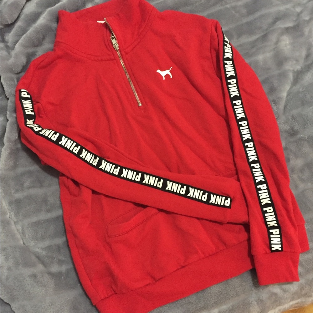 VS Pink Quarter Zip